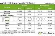 機構：2024第三季度全球NAND閃存產(chǎn)業(yè)營收增長4.8%