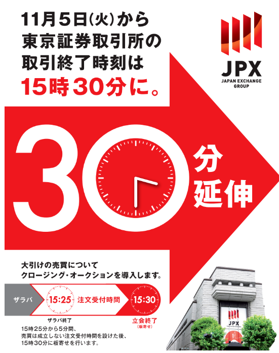 時隔70年！日本東京證券交易所宣布：把股票交易時間延長至5.5小時