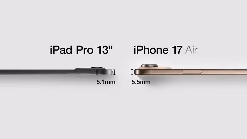 5.5mm！蘋果最薄iPhone 17 Air將接棒Plus機型，有望引爆手機新風(fēng)尚