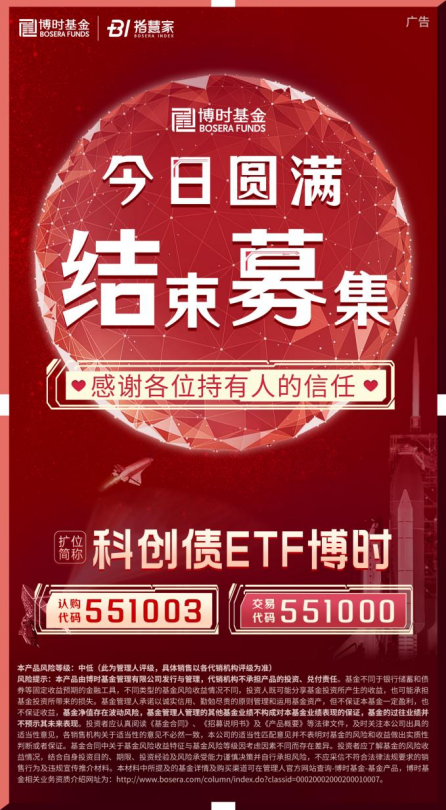 科創(chuàng)債ETF博時(shí)圓滿結(jié)募！一鍵配置AAA級(jí)科創(chuàng)債