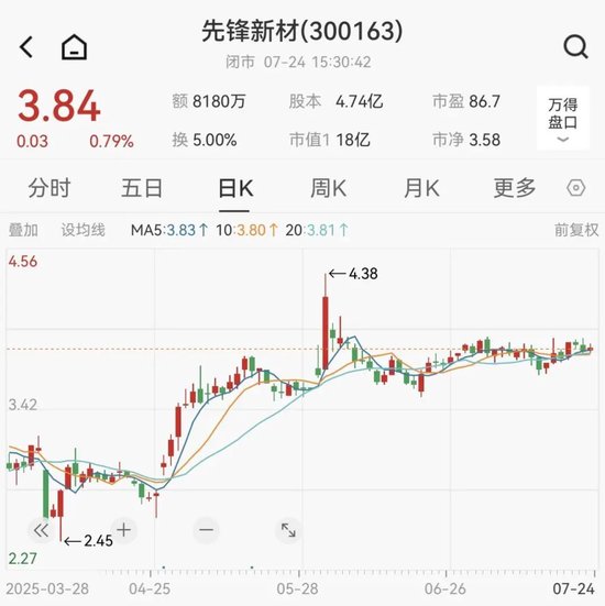 因涉嫌信息披露違法違規(guī)，先鋒新材及總經(jīng)理盧先鋒被立案